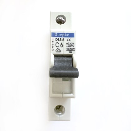 Doepke DLS5 C6 6A 6 Amp MCB Circuit Breaker Type C